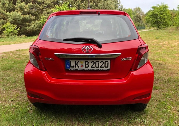 Toyota Yaris cena 26999 przebieg: 139000, rok produkcji 2012 z Sławków małe 781